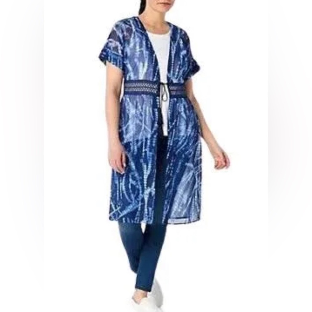 Flash Sale🎉Dennis Basso Chiffon Duster